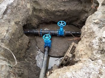 Монтаж ПЭ труб большого диаметра