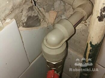 Установка счётчика холодной воды