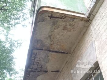 Ремонт балконной плиты