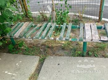 Ремонт скамеек для отдыха