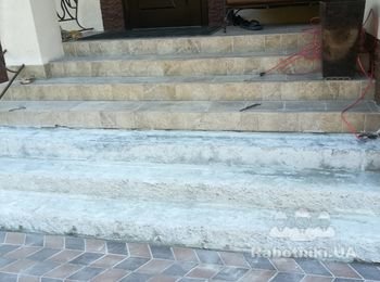Облицовать крыльцо и ступени