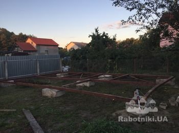Сварочные работы. Сварить каркас под бытовку.