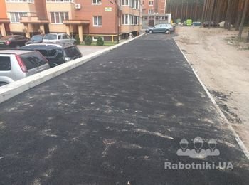 Установка парковочных столбов