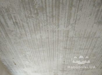 Подготовка и покраска бетонного потолка