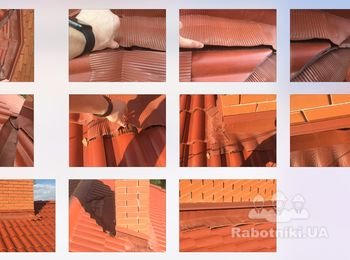 Ремонт узлов примыкания дымоходов к кровле
