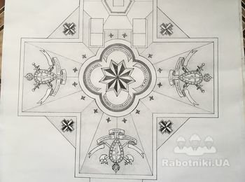 Изготовление пола из гранита
