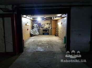 Укладка плитка на пол в гараже
