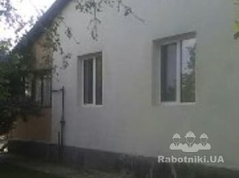 Фасадные работы. Штукатурка короед