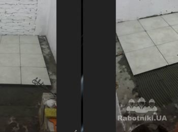 Укладка напольной плитки