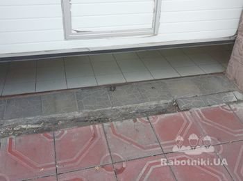 Ремонт подьезда к СТО