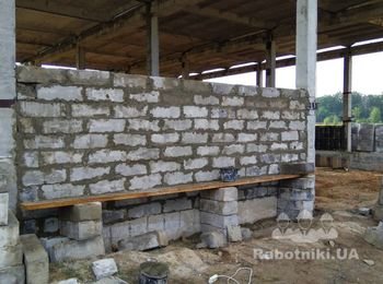 Кладка пеноблок / газоблок 500м3