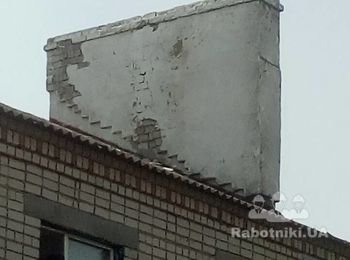 Переложить кирпичную кладку на дымаре 2х-этажного дома