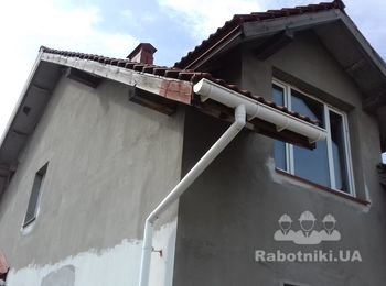 Подшивка свеса крыши (Бориспольcкий р-н)