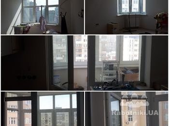 Нужно вымыть максимально идеально окна и подоконники