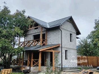 Утепление минватой 100 фасада нового частного дома, 210 кв.м