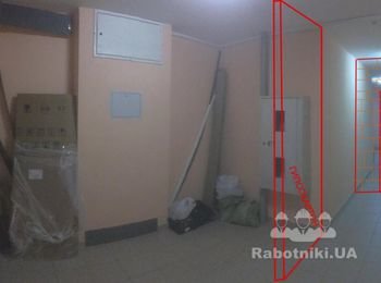 Кладка кирпича под проем двери