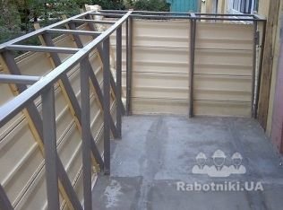 Демонтаж старых перил, поварить новые перила с выносом по подоко