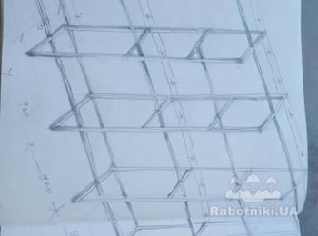 Изготовить стеллаж из профильной трубы