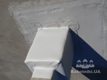 Ремонт покрівлі ПВХ мембрана