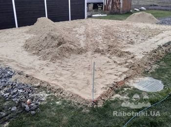 Гараж 8*10 на утепленной плите.