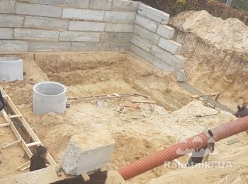 Необходима подготовка под заливку чаши бассейна
