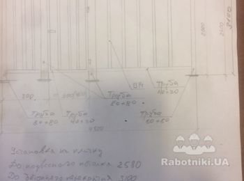 Эскиз фрагмента ограждения