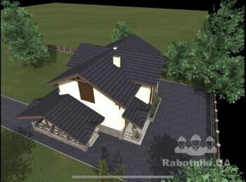 Устройство крыши дома и террасы.