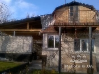 Кладка фронтонов в Сухачевке