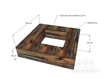 Изготовить 6-ть деревянных элементов