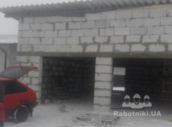 Пара ворот секционных 2,55 на 2,1