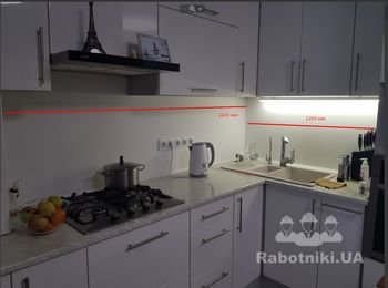 Укладка плитки - фартук