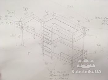 Изготовление кровати в детскую
