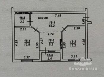 Ремонт квартиры в новостройке Софиевская Борщаговка под ключ 54м