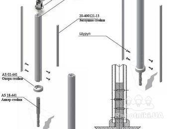 Собрать и установить перила