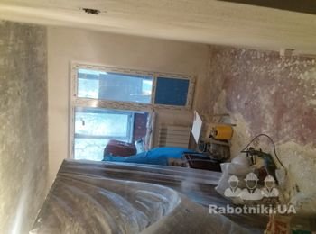 Ремонт комнаты( потолок , пол , стены) 17,5м2