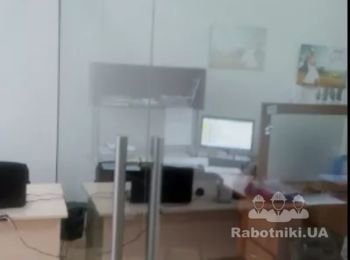 Установка перегородки в офис