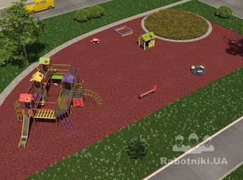 Монтаж оборудования детской площадки