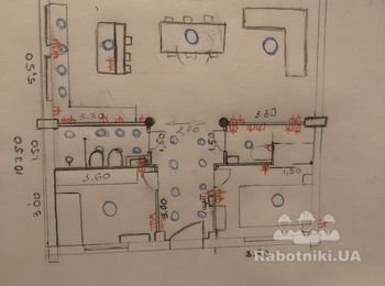 Монтаж электрики в дом сруб, внутренние перегородки гипсокартон