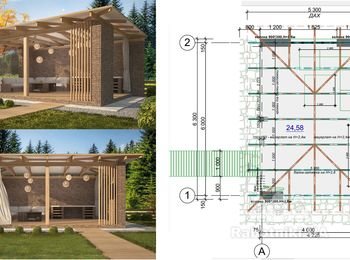 Построить беседку 24 м2
