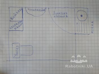 Разводка труб канализации и водопровода