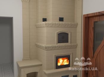 Облицовка печи (камина)