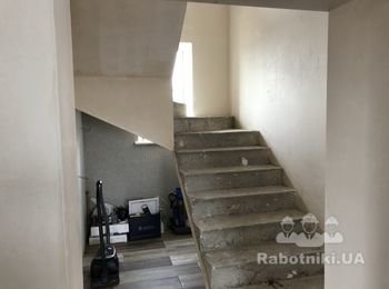 Отделка бетонной лестницы деревом