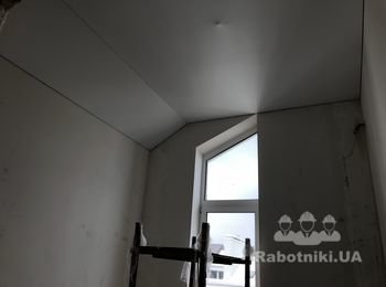 Поклейка багета и покраска