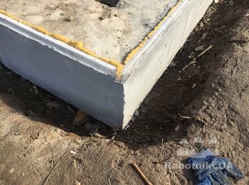 Зашпатлевать цоколь фундамента