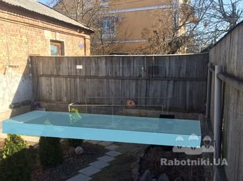 Фундамент + забор с воротами!