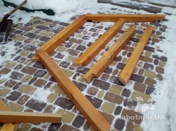Монтаж деревянной беседки
