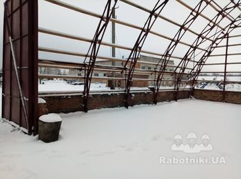 Кровельні работи ангара 2700м2