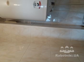 Демонтаж угла из плитки