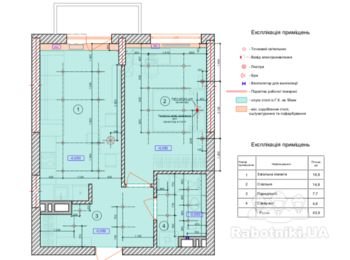 Обшивка потолка гипсокартоном 1 к.кв. 43 м2. ЖК Варшавский