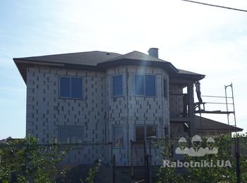 Утепление фасада частного дома
